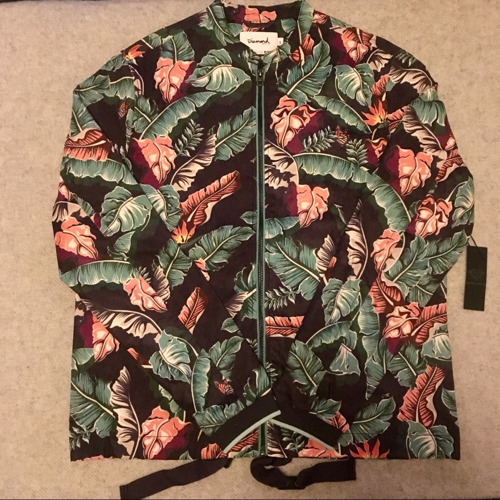 NEW Diamond Supply Co. - Tropical Paradise Jacket